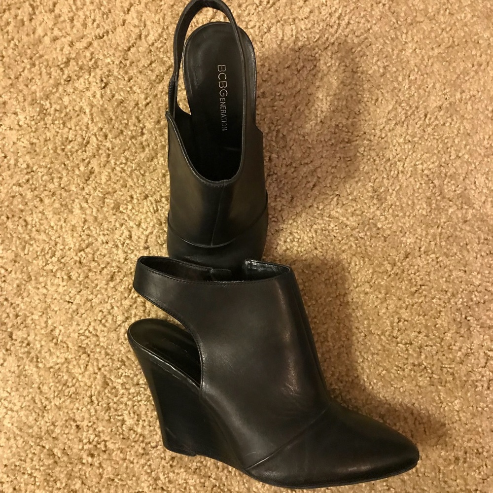 BCBG Wedge heel booties